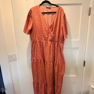 Women's Dusty Rose hearts Dress